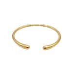 bow bangle gold