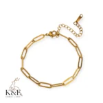 304 stainless steel 18k gold plated vintage style plating solid color necklace