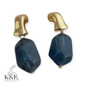 blue fashion drop earring