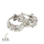 leaf cz hoops
