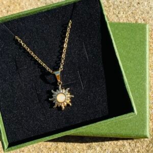 white stone sun