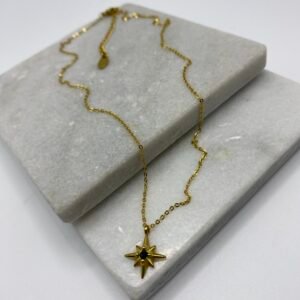aurora french green stone star