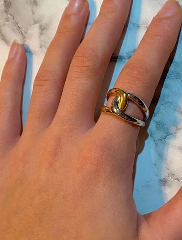 Ring Mix Mix Interlock Ring - K&E Jewellery
