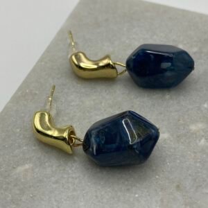 blue fashion drop earring