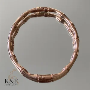 bamboo bangle rose gold