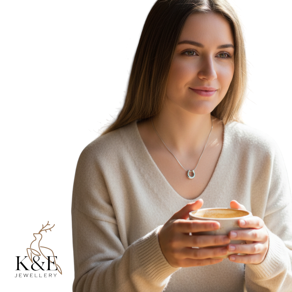 aurelia crown pendant necklace silver aurelia crown pendant necklace silver