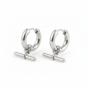 t bar hoop earrings gold copy